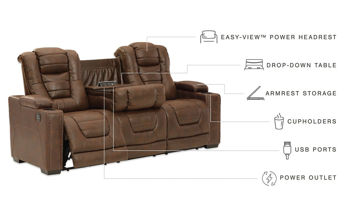 Owner's Box Power Reclining Sofa - Home And Beyond