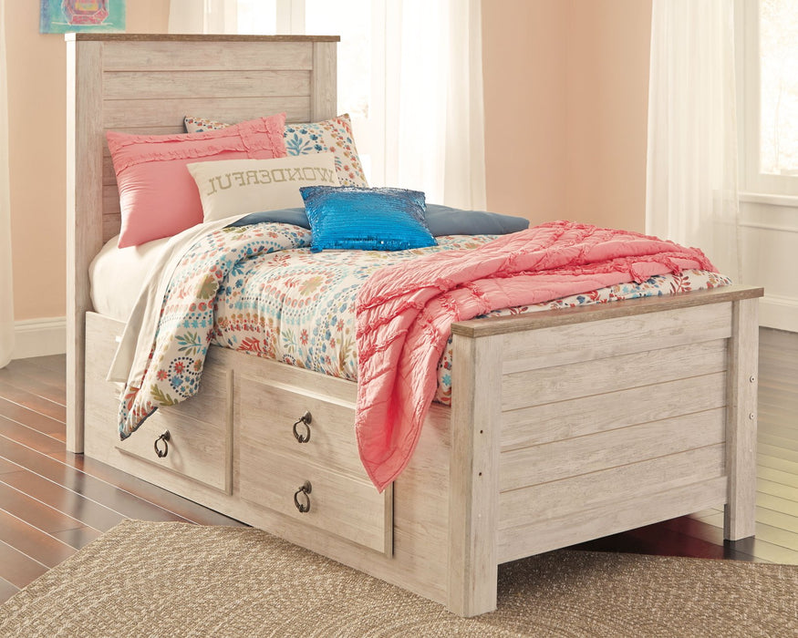 Willowton Bed with 2 Storage Drawers - Home And Beyond