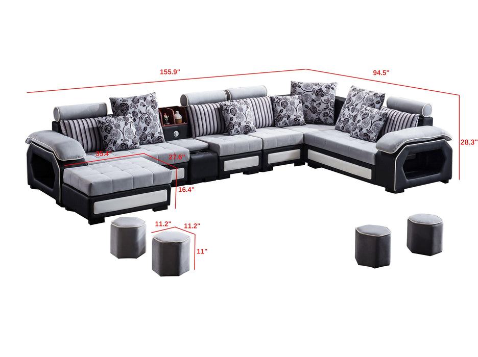 SEC8011 CORNER SECTIONAL