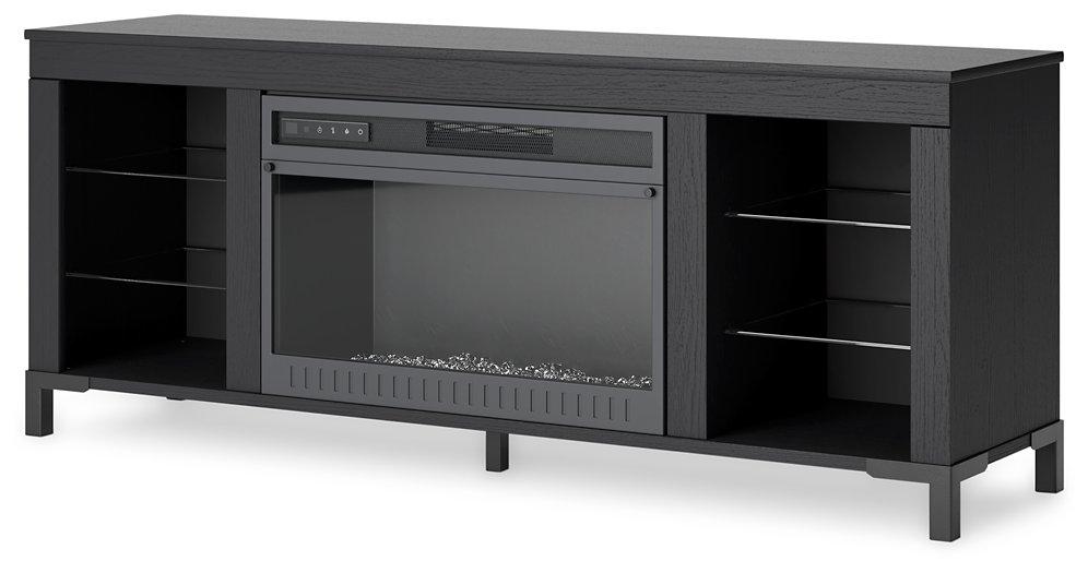Cayberry 60" TV Stand with Electric Fireplace - Home And Beyond
