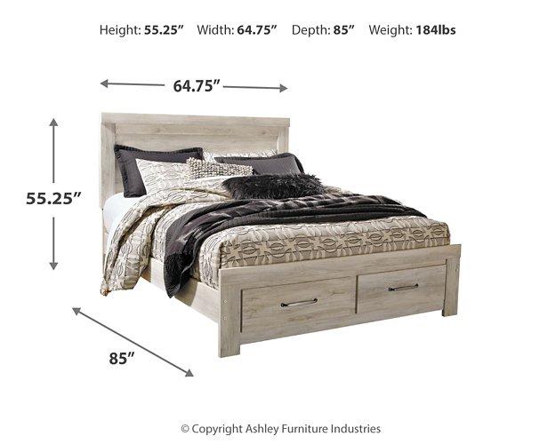 Bellaby Bed with 2 Storage Drawers - Home And Beyond