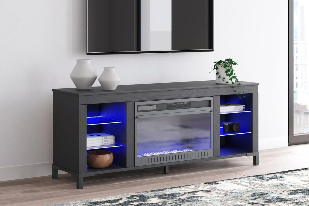 Cayberry 60" TV Stand with Electric Fireplace - Home And Beyond