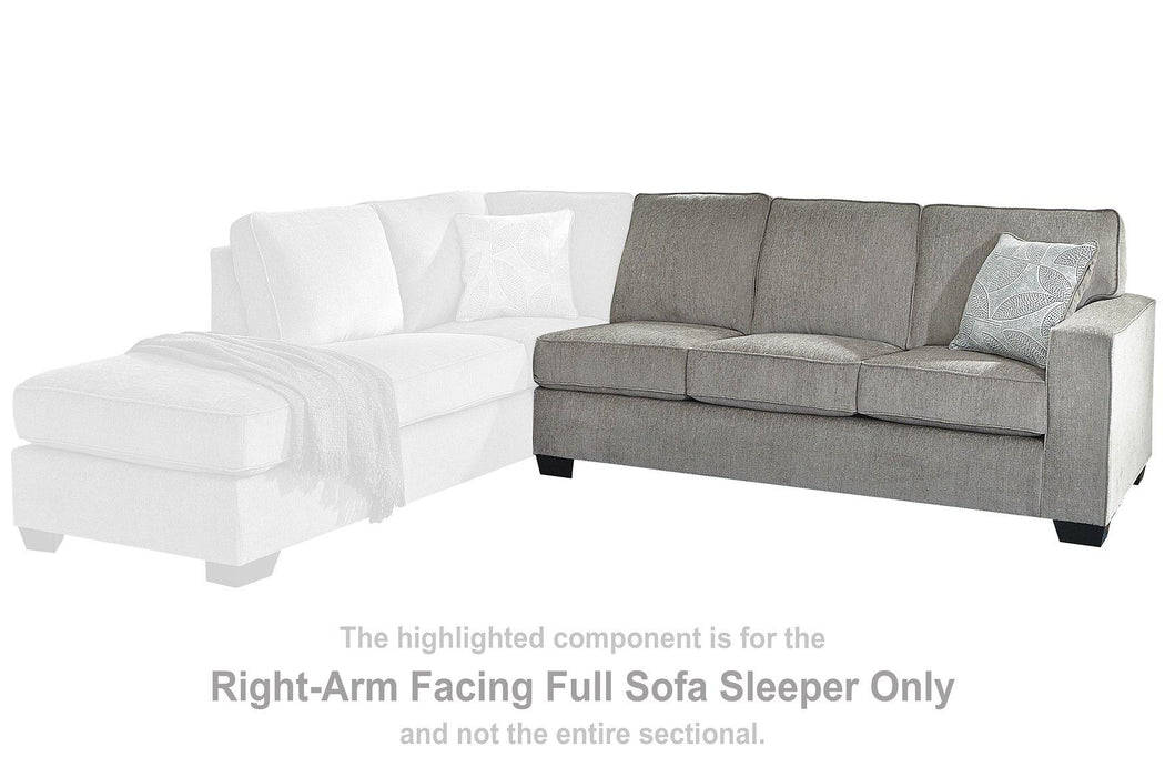 Altari Sleeper Sectional with Chaise - Home And Beyond