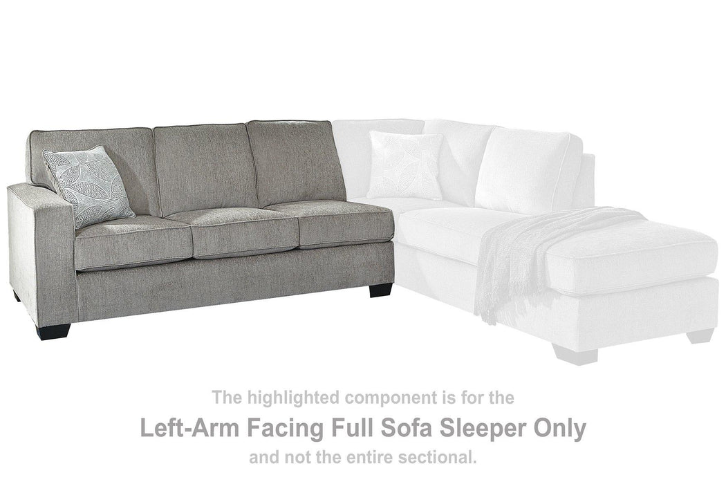 Altari Sleeper Sectional with Chaise - Home And Beyond
