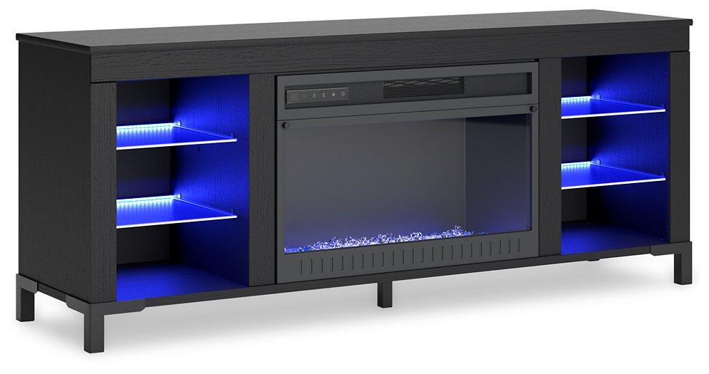 Cayberry 60" TV Stand with Electric Fireplace - Home And Beyond