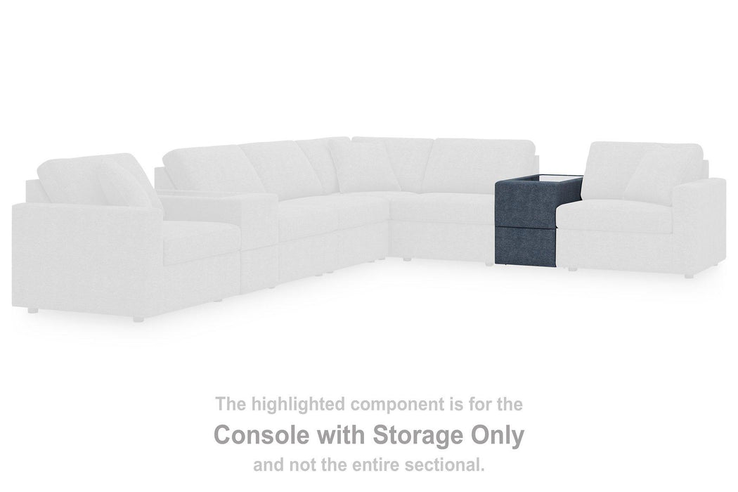 Modmax Balanced Sectional with Audio and Storage Consoles - Home And Beyond
