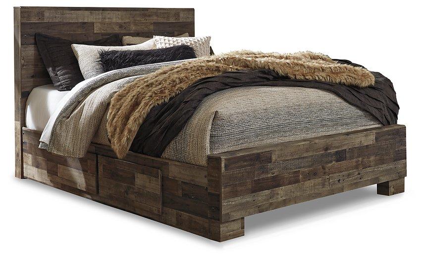 Derekson Bed with 2 Side Storage - Home And Beyond