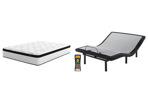 Chime 12 Inch California King Hybrid Mattress Package - Home And Beyond