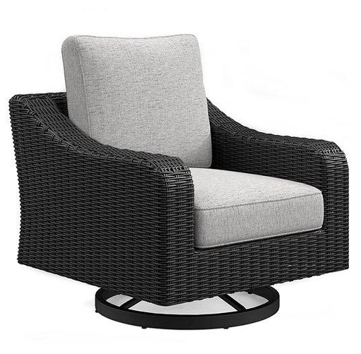 Beachcroft Outdoor Swivel Lounge with Cushion - Home And Beyond