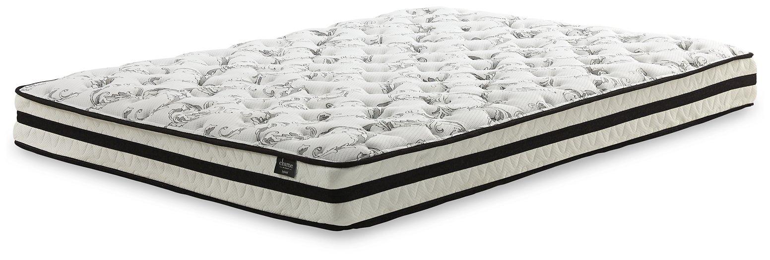 8 Inch Chime Innerspring Mattress Set - Home And Beyond