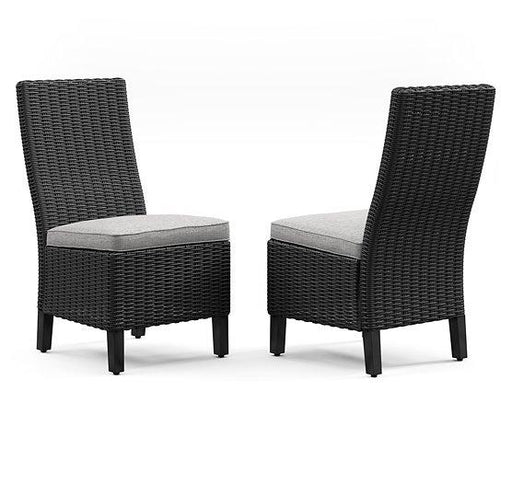 Beachcroft Outdoor Side Chair with Cushion (Set of 2) - Home And Beyond