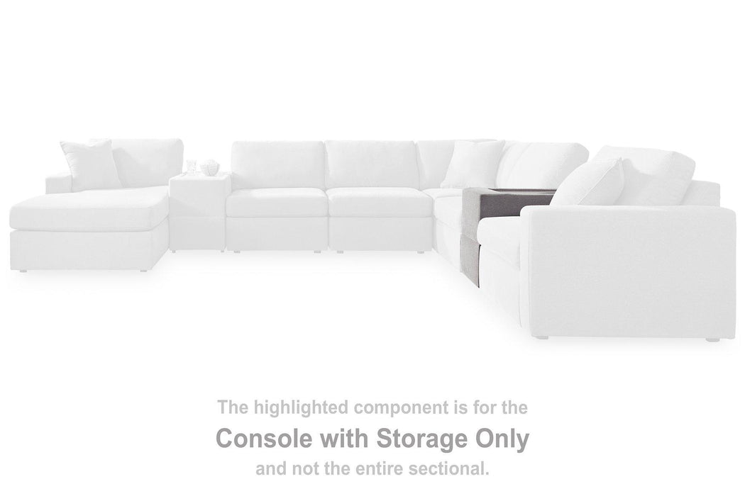 Modmax Balanced Sectional with Audio and Storage Consoles - Home And Beyond