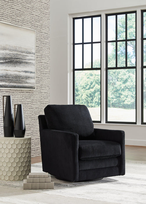 Icaman Swivel Accent Chair - Home And Beyond