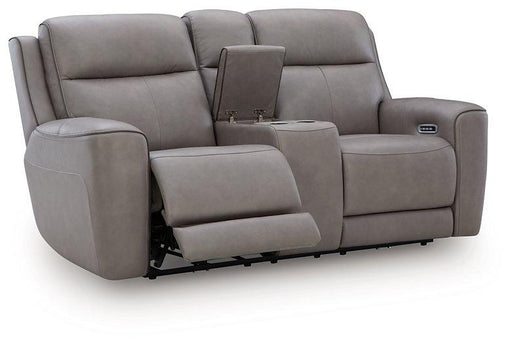 5Z-Comfort Power Reclining Loveseat with Console - Home And Beyond