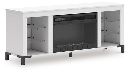 Brollevi 60" TV Stand with Electric Fireplace - Home And Beyond