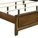 Ballard 6/6-6/0 Ek/Wk Headboard, Footboard & Slat Kit-Walnut