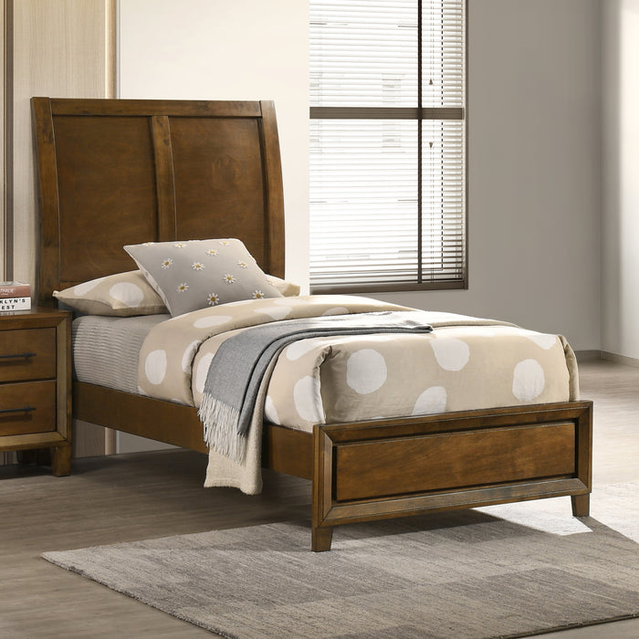 Ballard 3/3 T Headboard, Footboard & Slat Kit-Walnut