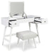 Thadamere Vanity with Stool - Home And Beyond