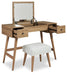 Thadamere Vanity with Stool - Home And Beyond