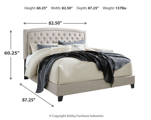 Jerary Upholstered Bed - Home And Beyond