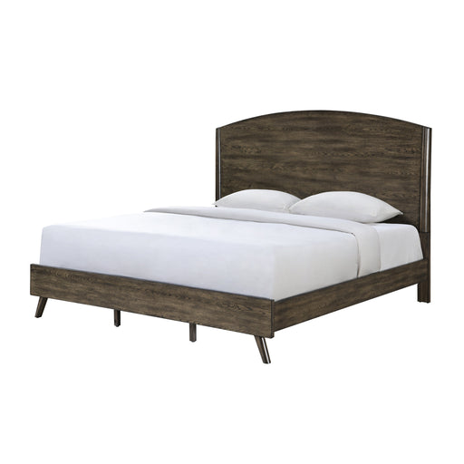 Rex 5/0 Q Headboard, Footboard & Slats-Walnut