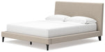 Cielden Upholstered Bed with Roll Slats - Home And Beyond
