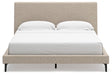 Cielden Upholstered Bed with Roll Slats - Home And Beyond