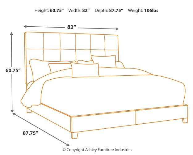 Dolante Upholstered Bed - Home And Beyond