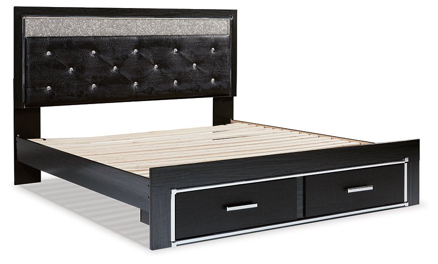 Kaydell Upholstered Panel Storage Bed - Home And Beyond