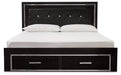 Kaydell Upholstered Bed with Storage - Home And Beyond