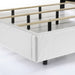 Europa 5/0 Q Headboard, Footboard & Slats-White