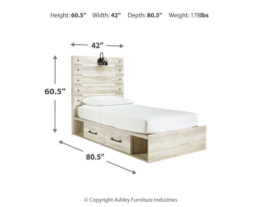 Cambeck Bed with 2 Storage Drawers - Home And Beyond