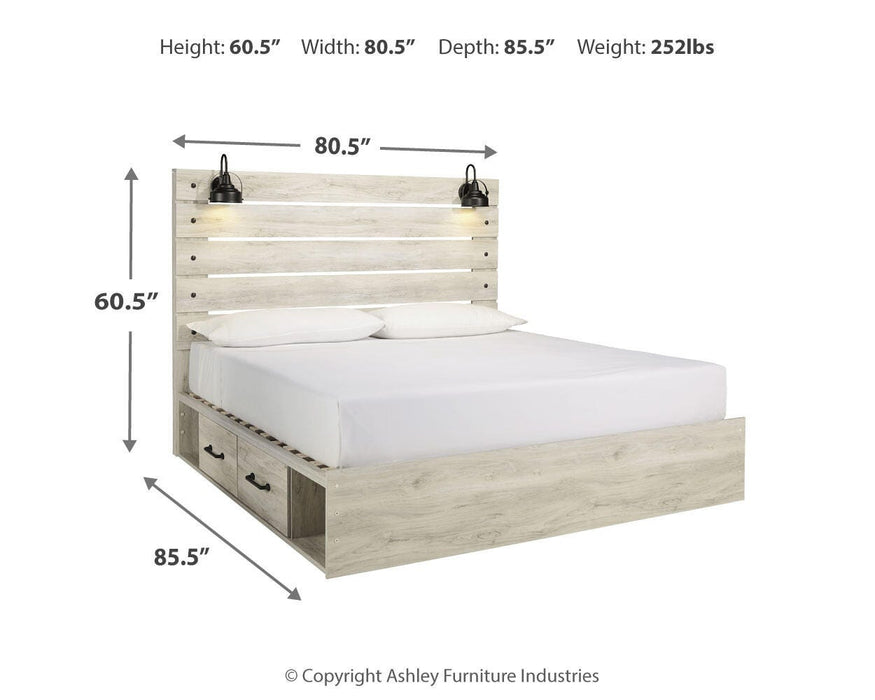 Cambeck Bed with 2 Storage Drawers - Home And Beyond