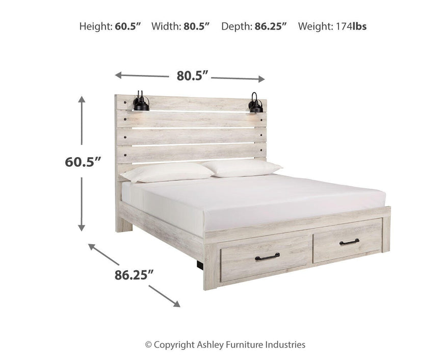 Cambeck Bed with 2 Storage Drawers - Home And Beyond