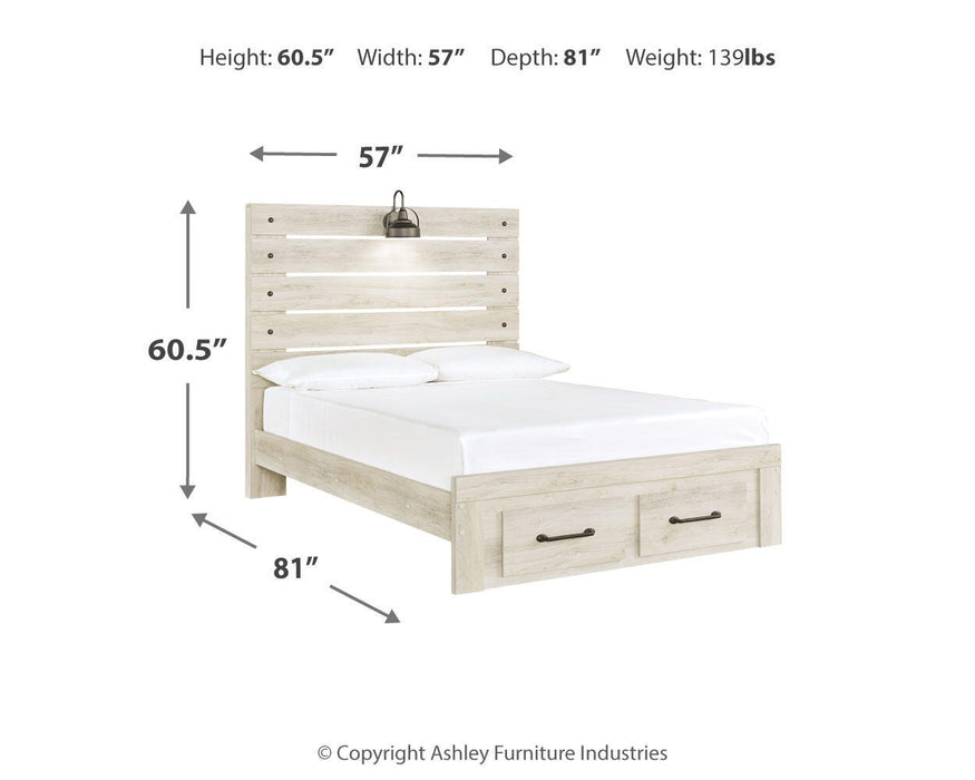 Cambeck Bed with 2 Storage Drawers - Home And Beyond