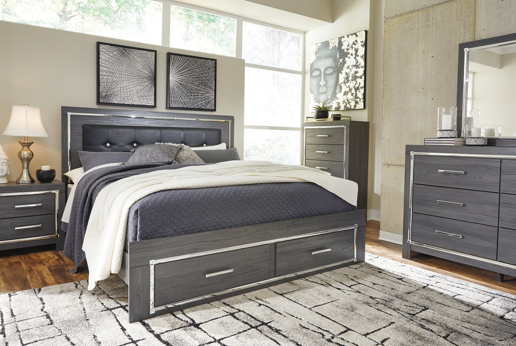 Lodanna Bed with 2 Storage Drawers - Home And Beyond