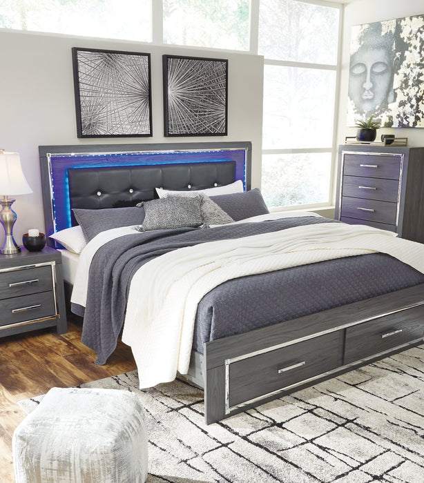 Lodanna Bed with 2 Storage Drawers - Home And Beyond