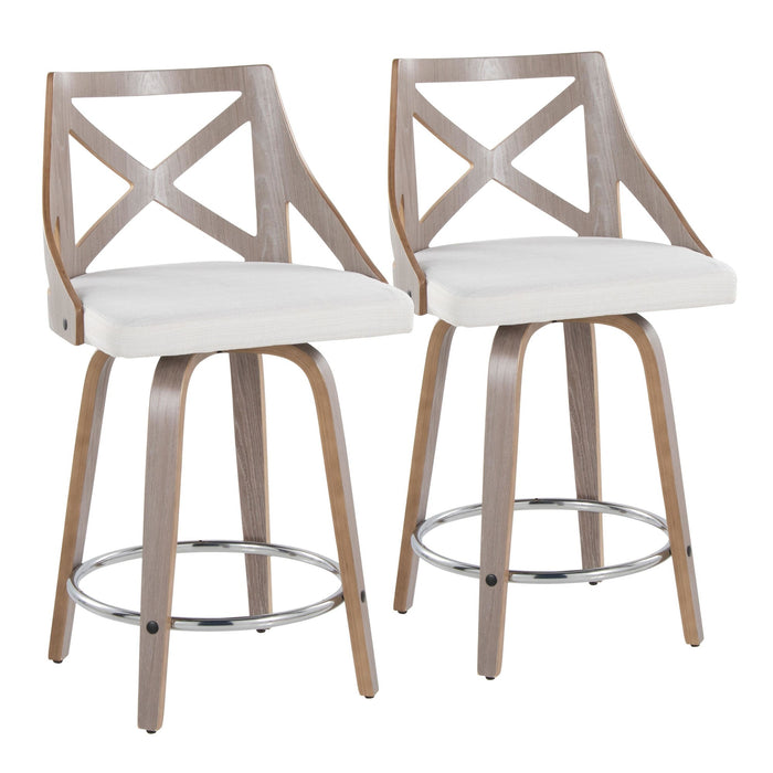 Charlotte 24" Fixed-Height Counter Stool - Set of 2 image
