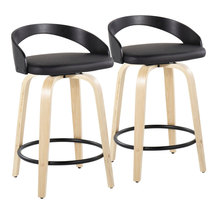 Grotto 24" Fixed-Height Counter Stool - Set of 2 image