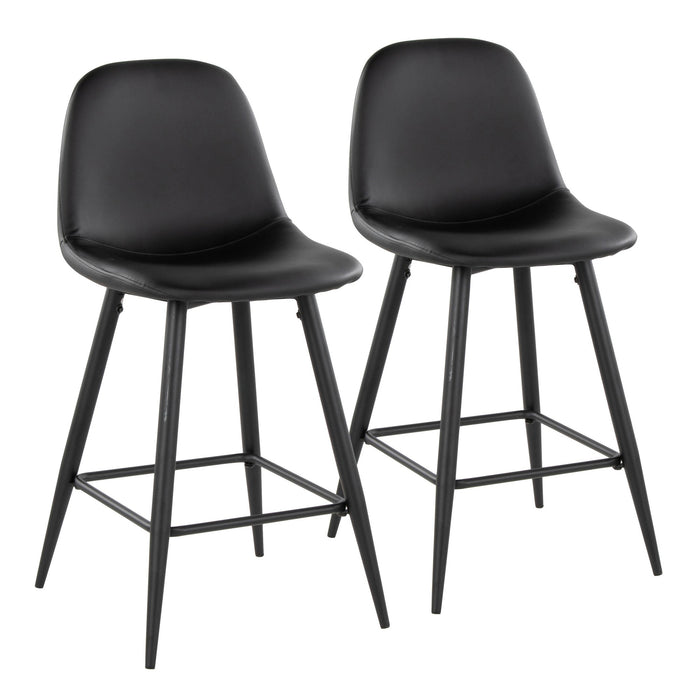 Pebble 24" Fixed-Height Counter Stool - Set of 2 image