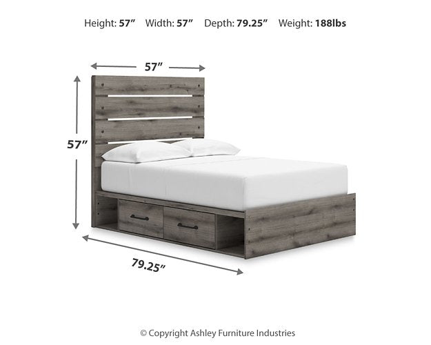 Graystorm Bed with Storage - Home And Beyond
