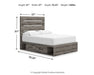 Graystorm Bed with Storage - Home And Beyond