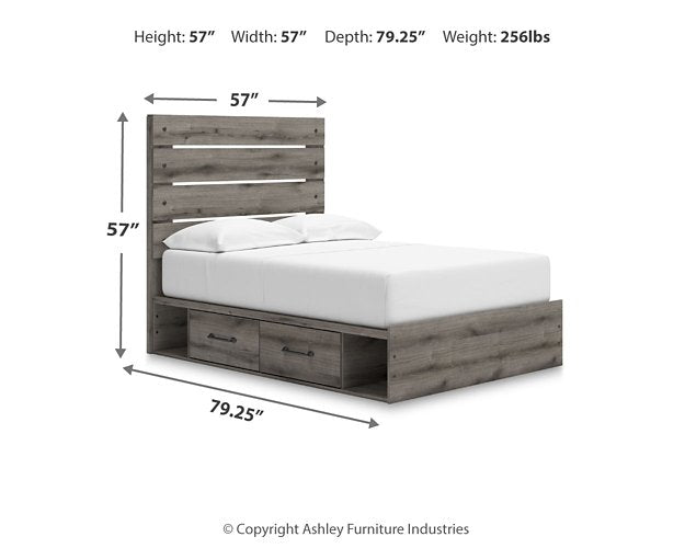 Graystorm Bed with Storage - Home And Beyond