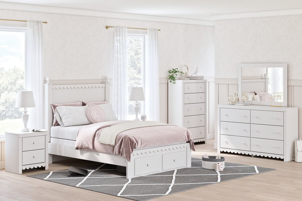 Mollviney Panel Storage Bed - Home And Beyond
