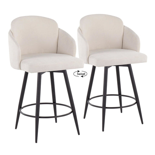 Dahlia 26" Fixed-Height Counter Stool - Set of 2 image