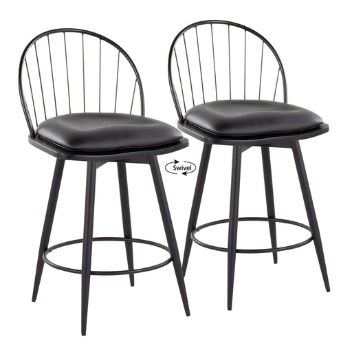 Riley 26" Fixed-Height Counter Stool - Set of 2 image