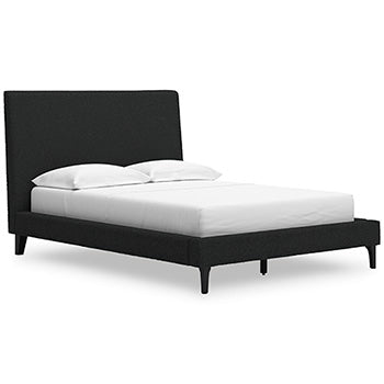 Cadmori Upholstered Bed with Roll Slats - Home And Beyond