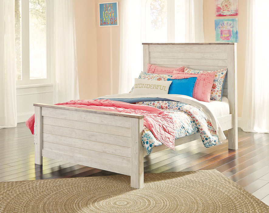 Willowton Bed with 2 Storage Drawers - Home And Beyond