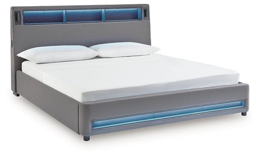Verishaw Upholstered Bed - Home And Beyond