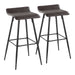 Ale Fixed-Height Bar Stool - Set of 2 - Home And Beyond